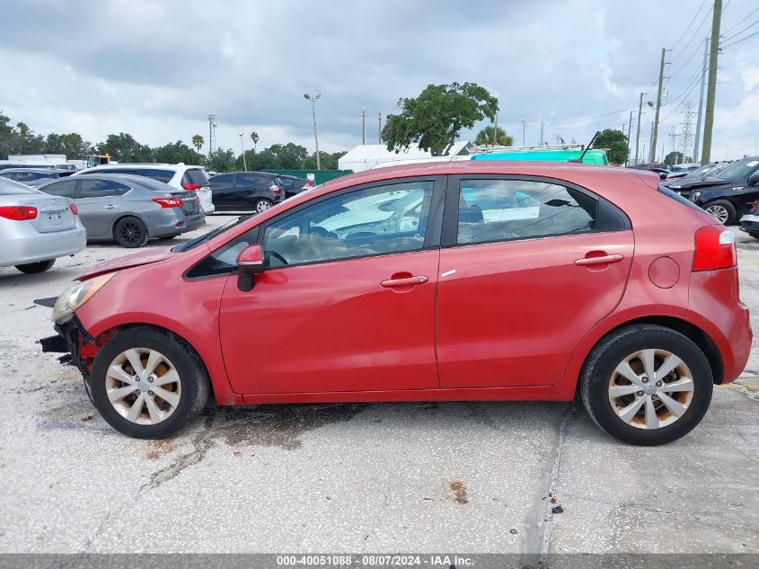 2013 Kia Rio Ex VIN: KNADN5A30D6104285 Lot: 40051088