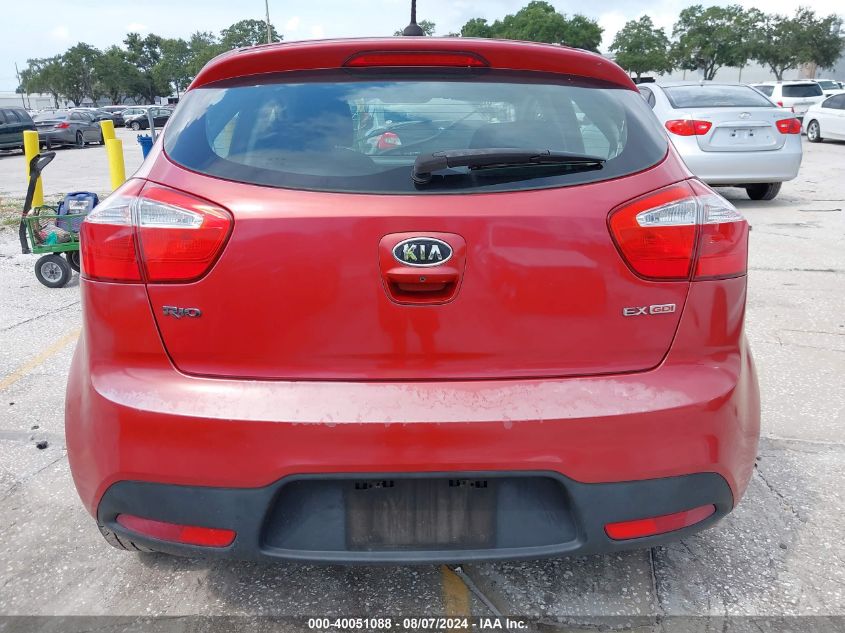 2013 Kia Rio Ex VIN: KNADN5A30D6104285 Lot: 40051088