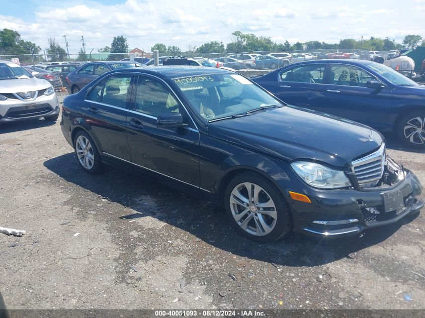 2012 Mercedes-Benz C 300 Luxury 4Matic/Sport 4Matic VIN: WDDGF8BB6CF916702 Lot: 40051093