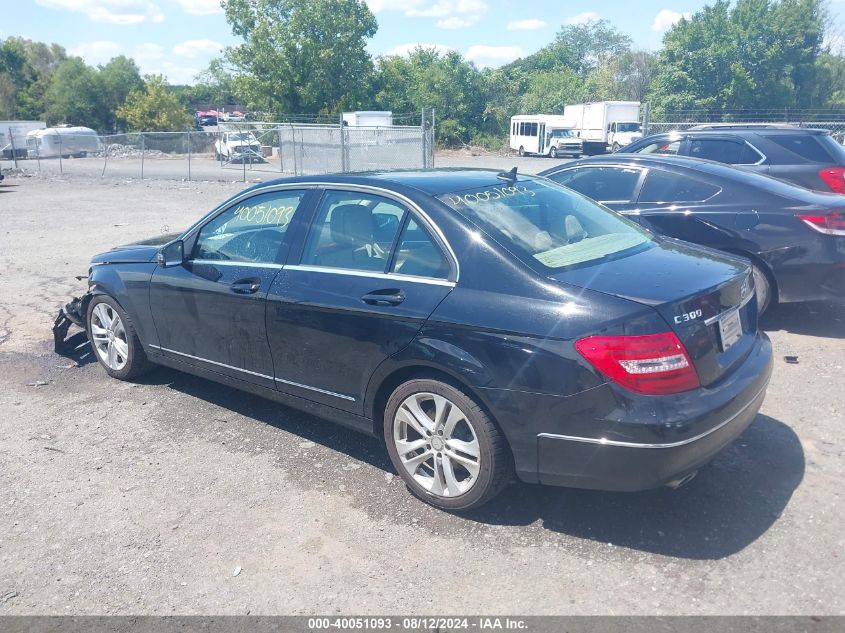 2012 Mercedes-Benz C 300 Luxury 4Matic/Sport 4Matic VIN: WDDGF8BB6CF916702 Lot: 40051093