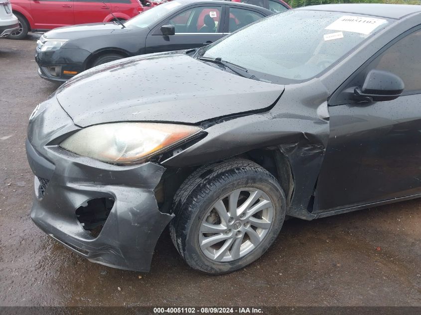 2012 Mazda Mazda3 I Touring VIN: JM1BL1V76C1618191 Lot: 40051102