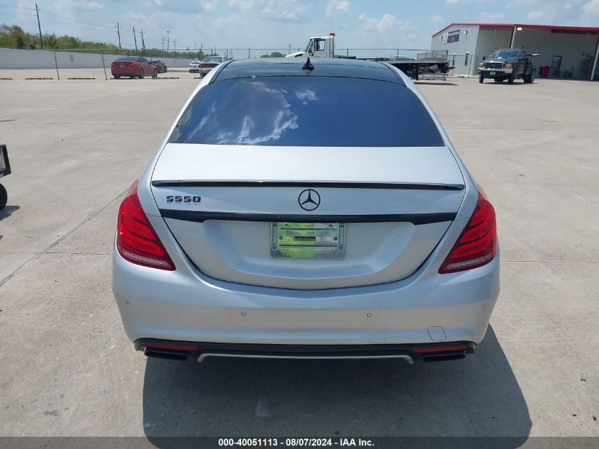 2014 Mercedes-Benz S 550 VIN: WDDUG8CB1EA006664 Lot: 40051113