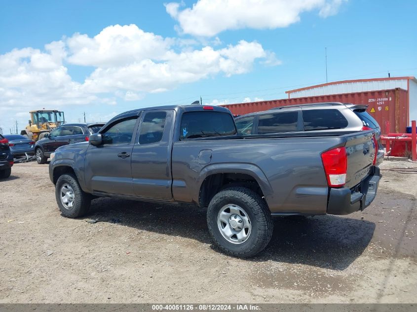 2017 Toyota Tacoma Sr VIN: 5TFRX5GN3HX081323 Lot: 40051126