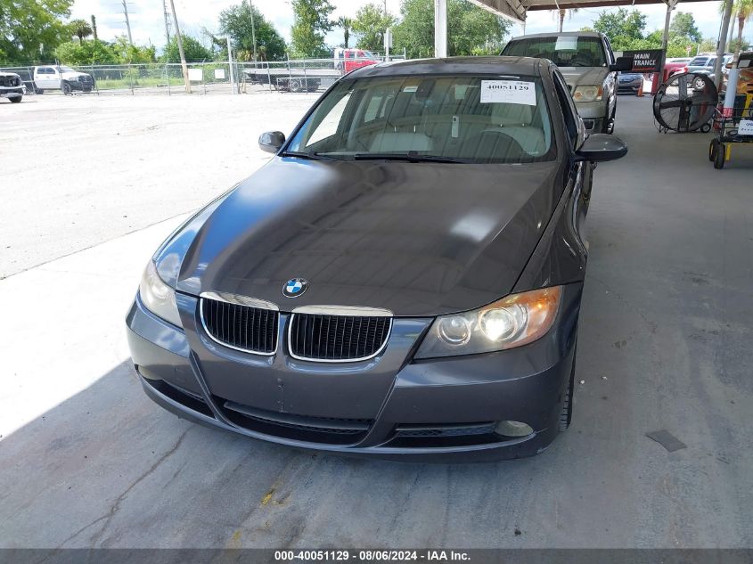 2007 BMW 328I VIN: WBAVA33547KX79538 Lot: 40051129