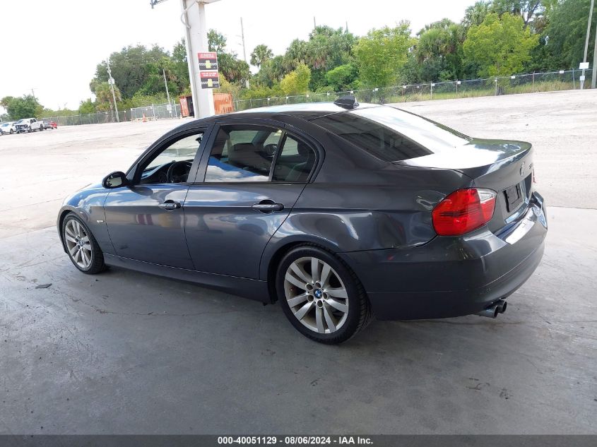 2007 BMW 328I VIN: WBAVA33547KX79538 Lot: 40051129