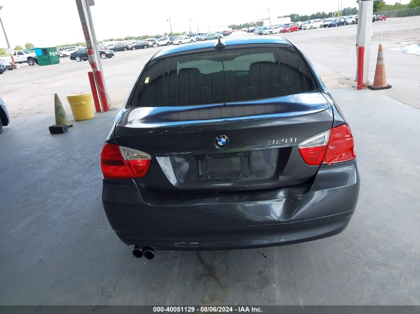 2007 BMW 328I VIN: WBAVA33547KX79538 Lot: 40051129