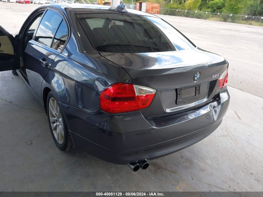 2007 BMW 328I VIN: WBAVA33547KX79538 Lot: 40051129