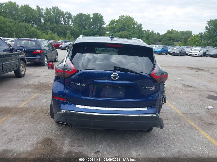 2019 Nissan Murano Platinum VIN: 5N1AZ2MS8KN110068 Lot: 40051146