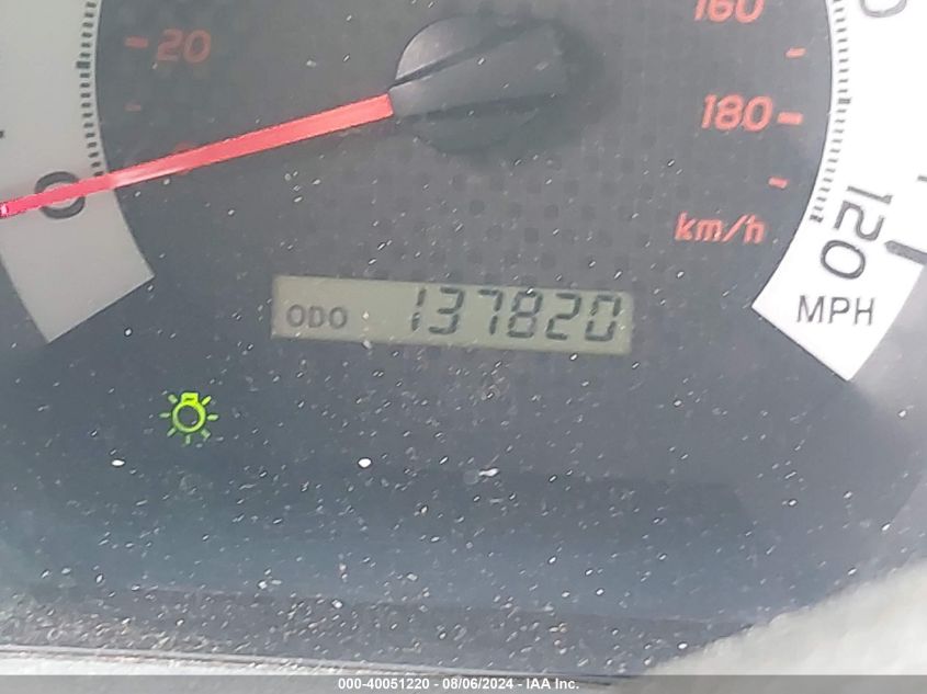 2013 Toyota Tacoma Base V6 VIN: 3TMLU4EN1DM105632 Lot: 40051220