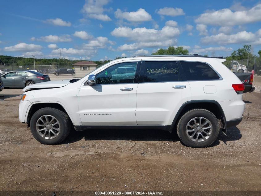 2015 Jeep Grand Cherokee Limited VIN: 1C4RJFBG0FC881906 Lot: 40051228