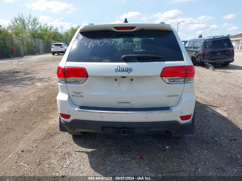 2015 Jeep Grand Cherokee Limited VIN: 1C4RJFBG0FC881906 Lot: 40051228