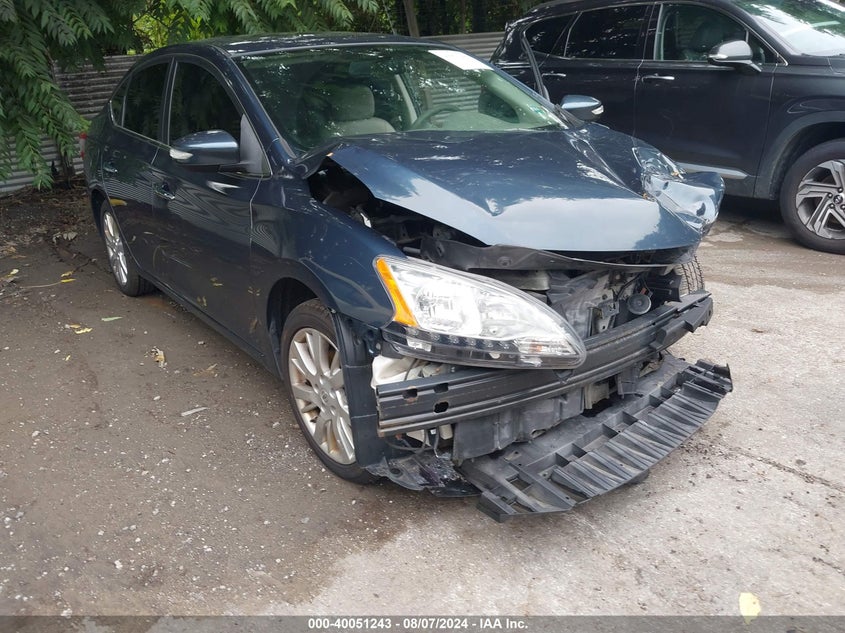 2014 Nissan Sentra Sl VIN: 3N1AB7APXEL613615 Lot: 40051243