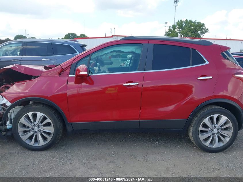 2019 Buick Encore Fwd Preferred VIN: KL4CJASB4KB949969 Lot: 40051246