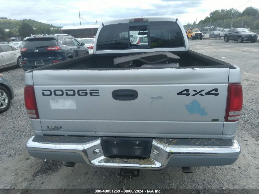 2002 Dodge Dakota Slt VIN: 1B7HG48N42S533658 Lot: 40051259