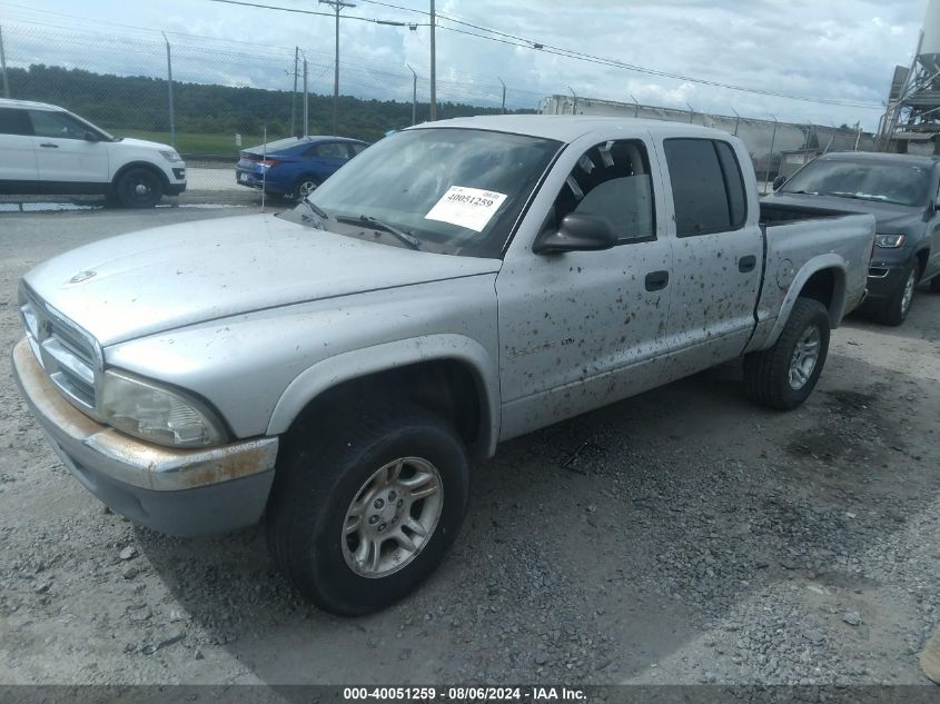 1B7HG48N42S533658 | 2002 DODGE DAKOTA