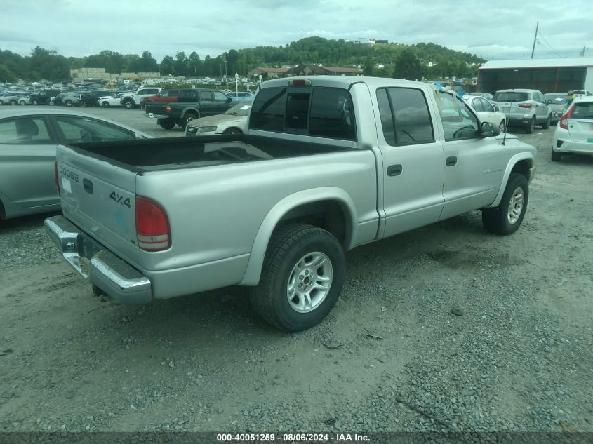 1B7HG48N42S533658 | 2002 DODGE DAKOTA