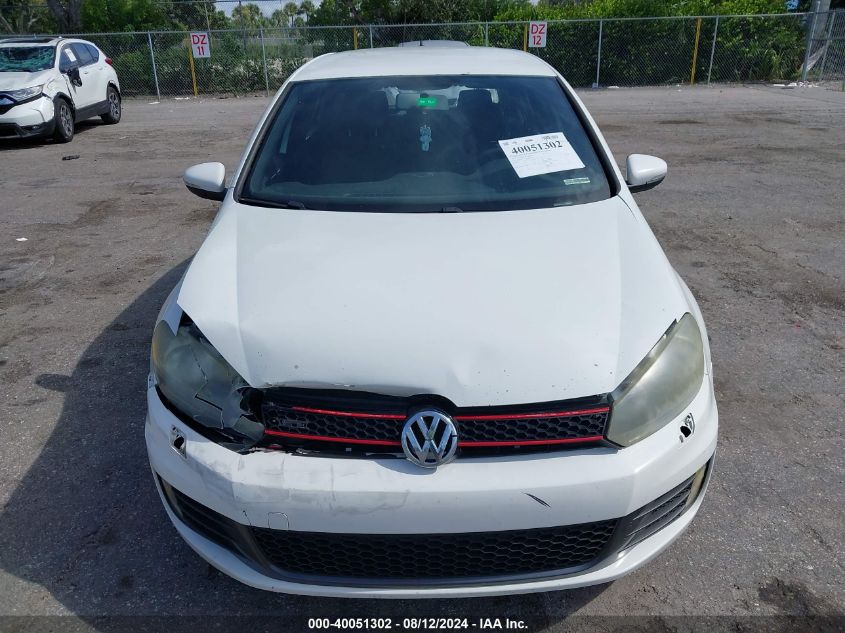 2013 Volkswagen Gti 4-Door VIN: WVWHD7AJ1DW008473 Lot: 40051302