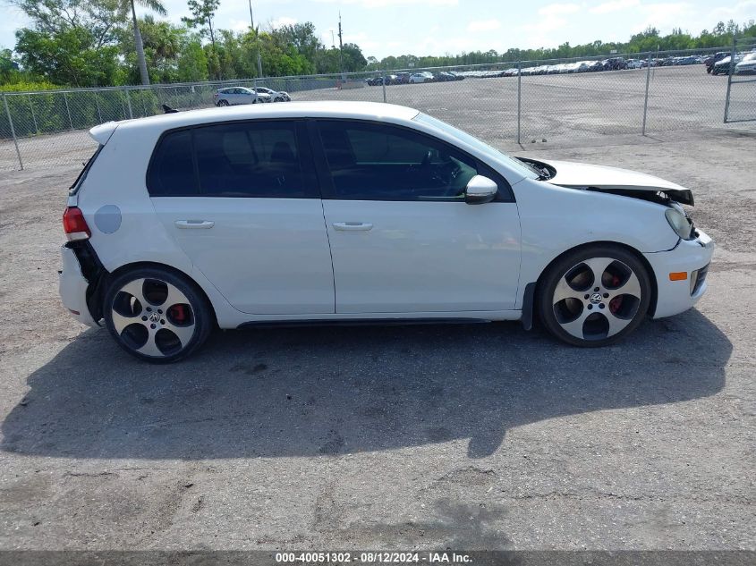 2013 Volkswagen Gti 4-Door VIN: WVWHD7AJ1DW008473 Lot: 40051302