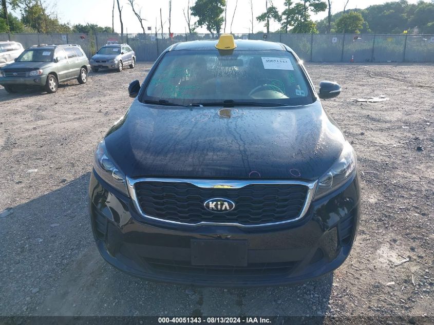 2019 Kia Sorento 2.4L L VIN: 5XYPG4A3XKG596094 Lot: 40051343