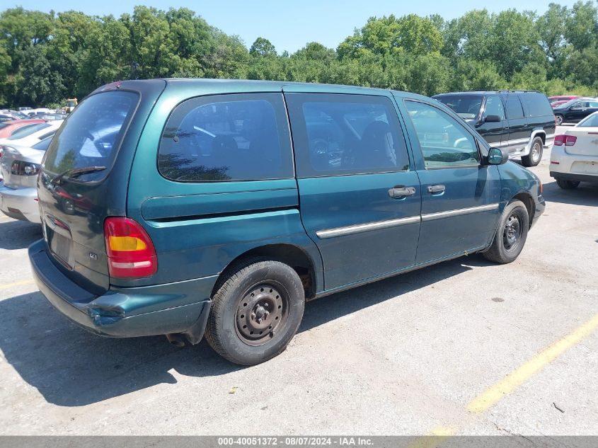 1998 Ford Windstar VIN: 2FMZA5142WBD90346 Lot: 40843889