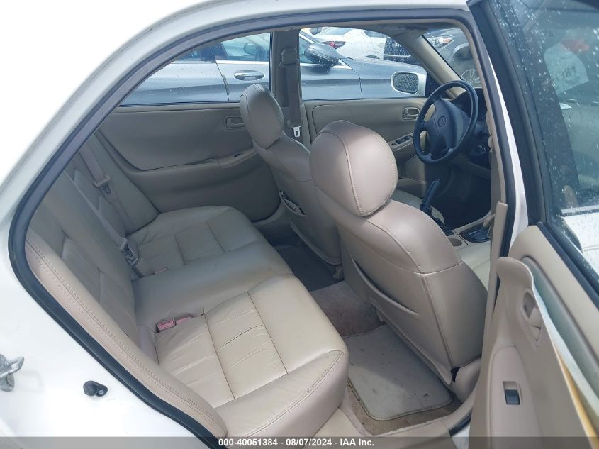 1999 Mazda 626 Es V6/Lx (V6) VIN: 1YVGF22D1X5847433 Lot: 40051384