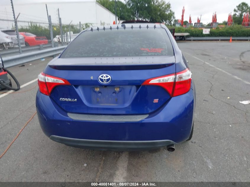 2014 Toyota Corolla S Plus VIN: 5YFBURHEXEP034851 Lot: 40051401