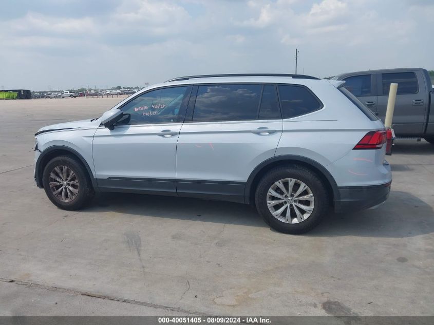 2018 Volkswagen Tiguan 2.0T S VIN: 3VV1B7AX2JM099391 Lot: 40051405