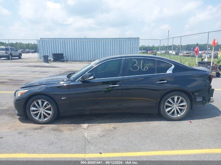 2016 Infiniti Q50 3.0T Premium VIN: JN1EV7AP7GM302435 Lot: 40051441