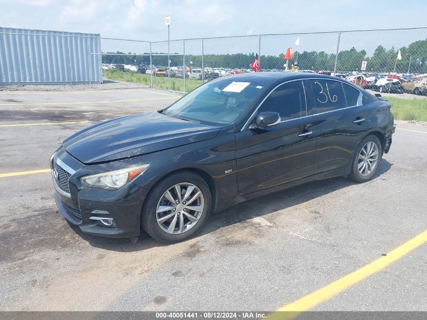 2016 Infiniti Q50 3.0T Premium VIN: JN1EV7AP7GM302435 Lot: 40051441