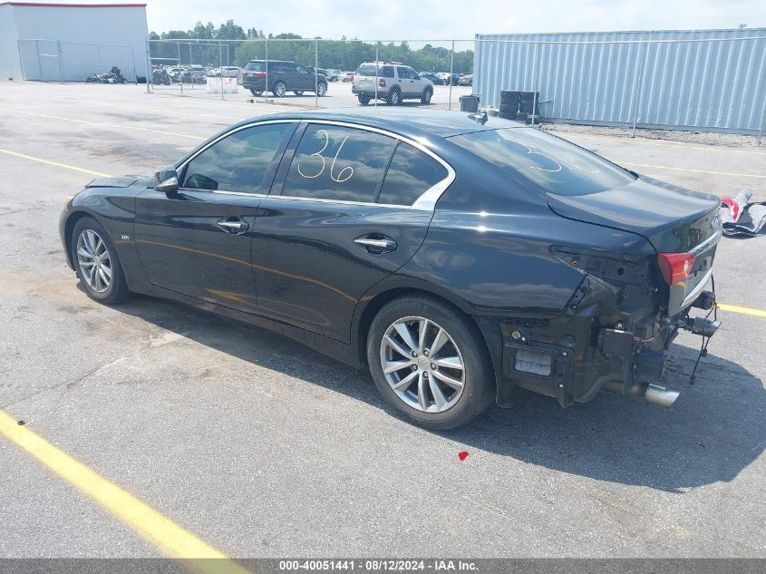 2016 Infiniti Q50 3.0T Premium VIN: JN1EV7AP7GM302435 Lot: 40051441