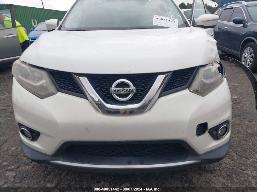 2014 Nissan Rogue Sl VIN: 5N1AT2MT4EC802385 Lot: 40051442