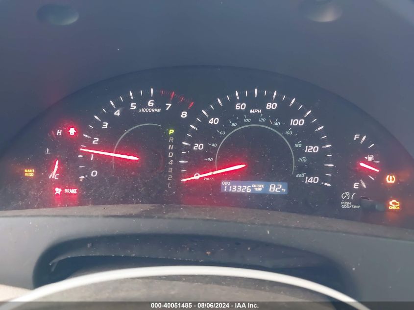 2009 Toyota Camry Le VIN: 4T1BE46K59U292823 Lot: 40051485