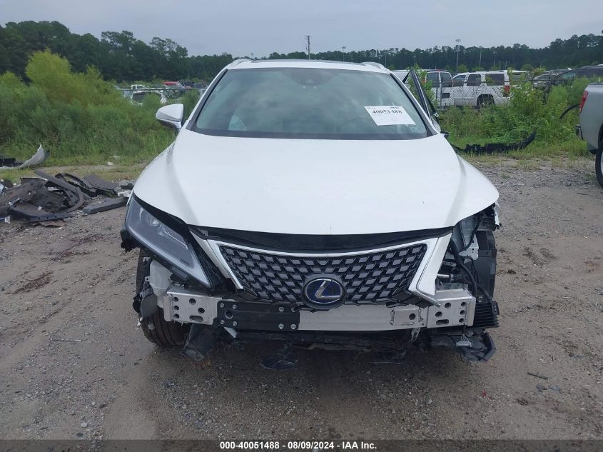 2022 Lexus Rx 450Hl VIN: JTJHGKFA4N2023249 Lot: 40051488