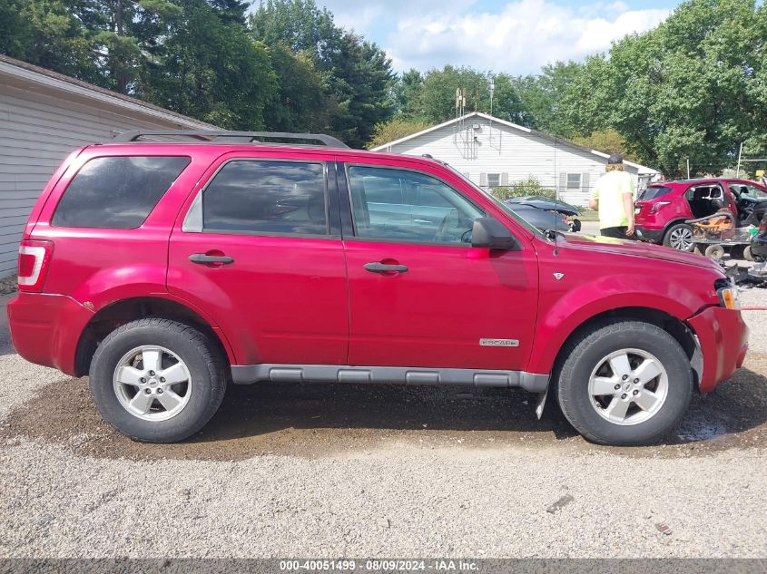 2008 Ford Escape Xlt VIN: 1FMCU93148KB10412 Lot: 40051499