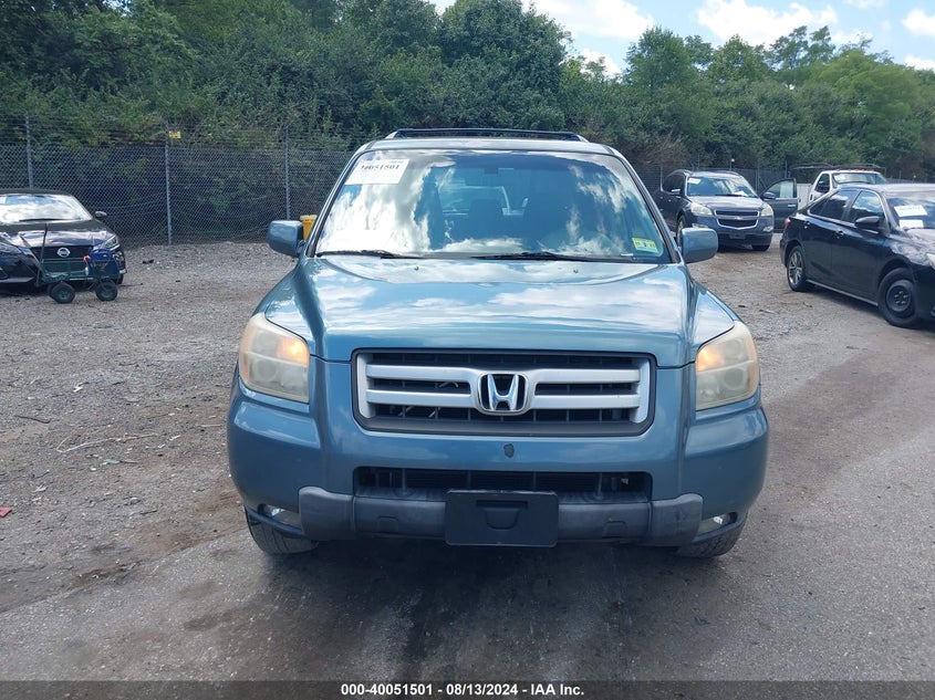 2008 Honda Pilot Ex-L VIN: 5FNYF18518B025896 Lot: 40051501