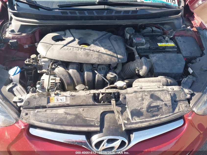 2016 Hyundai Elantra Se VIN: 5NPDH4AE9GH783747 Lot: 40051512