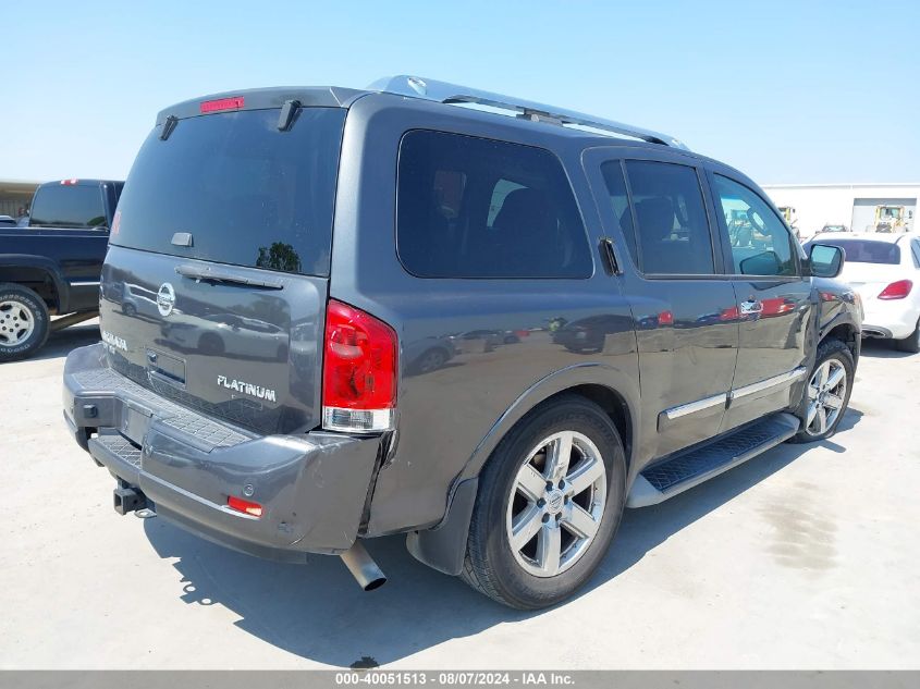 2012 Nissan Armada Platinum VIN: 5N1BA0ND1CN611806 Lot: 40051513