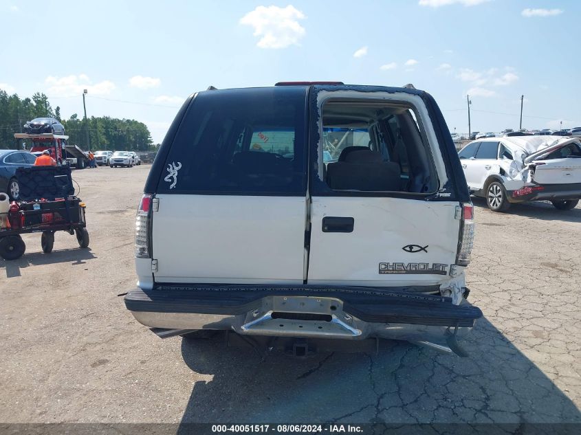 1996 Chevrolet Tahoe K1500 VIN: 1GNEK13R9TJ406994 Lot: 40051517