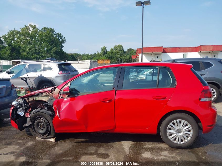 2012 Volkswagen Golf 2.5L 4-Door VIN: WVWDB7AJ0CW063791 Lot: 40051538