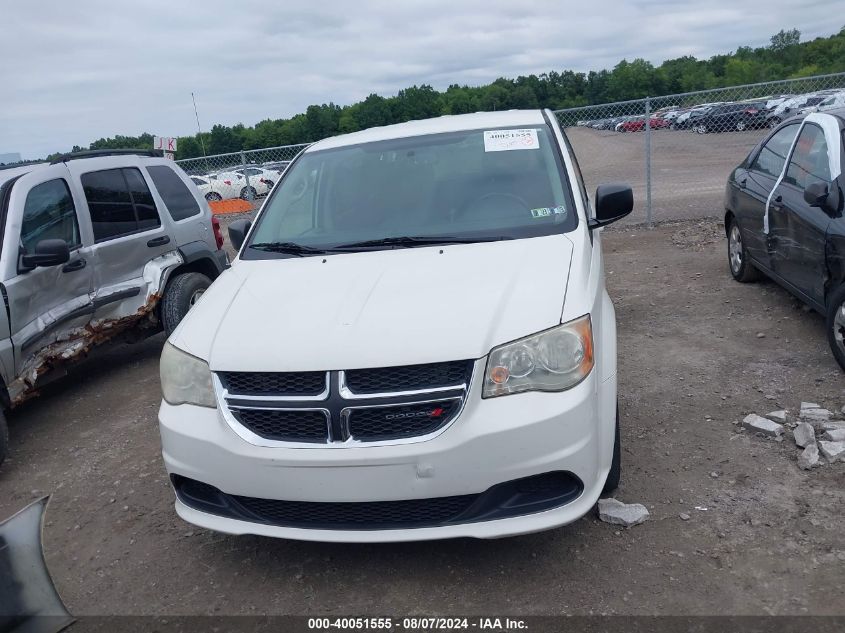 2013 Dodge Grand Caravan Se VIN: 2C4RDGBGXDR561641 Lot: 40051555