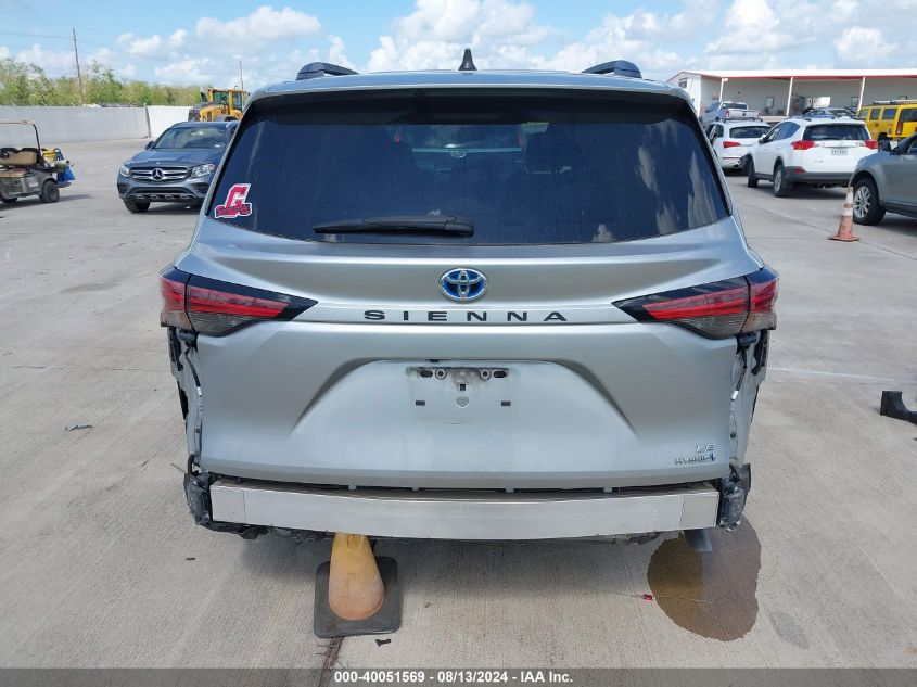 2021 Toyota Sienna Le VIN: 5TDKRKEC3MS037141 Lot: 40051569