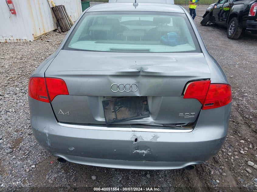 2008 Audi A4 2.0T/2.0T Special Edition VIN: WAUDF78E48A149765 Lot: 40051584