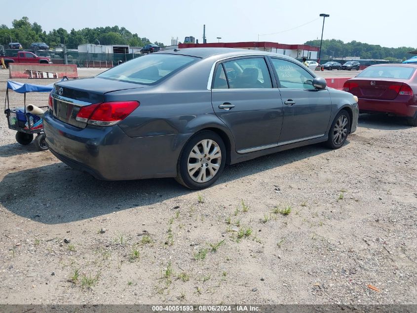 4T1BK3DB5BU388303 | 2011 TOYOTA AVALON