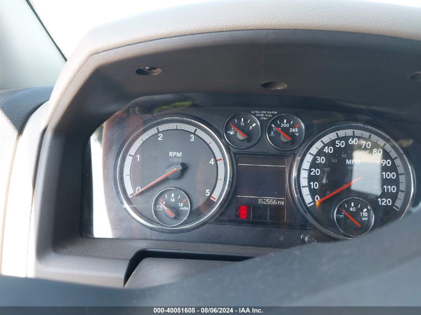 2012 Ram 2500 Slt VIN: 3C6UD5DL5CG311115 Lot: 40051605