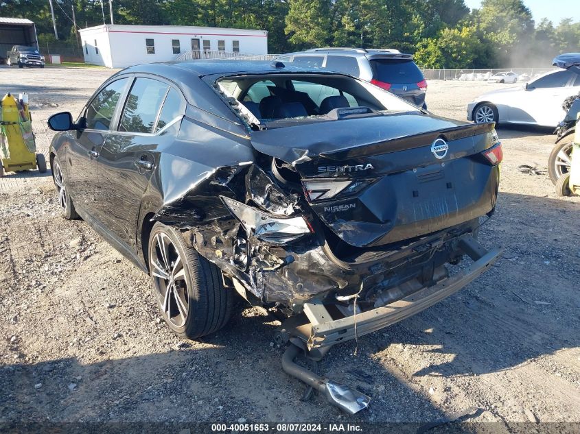 2021 Nissan Sentra Sr Xtronic Cvt VIN: 3N1AB8DV1MY217171 Lot: 40051653