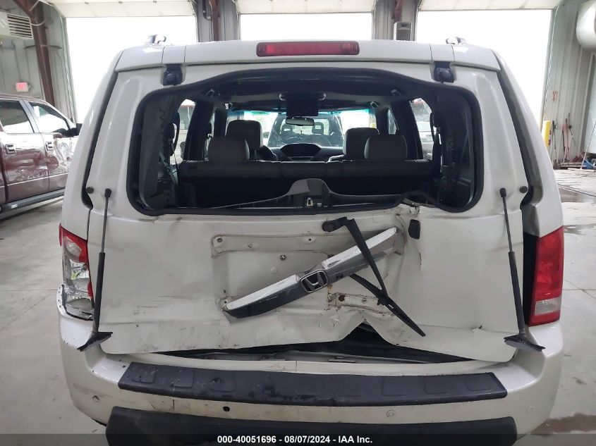 2011 Honda Pilot Touring VIN: 5FNYF4H96BB063877 Lot: 40051696