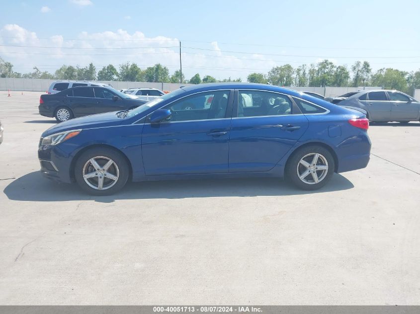 2017 Hyundai Sonata Se VIN: 5NPE24AF3HH474677 Lot: 40051713