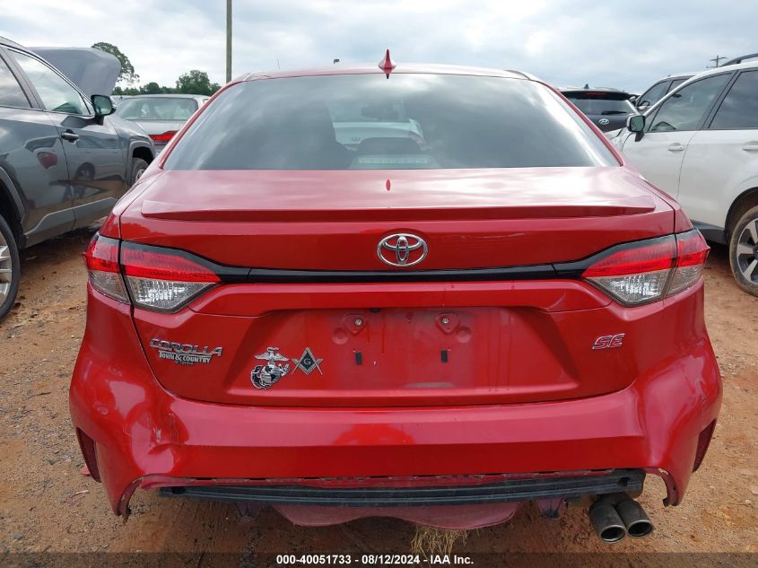 2020 Toyota Corolla Se VIN: 5YFS4RCE0LP043952 Lot: 40051733