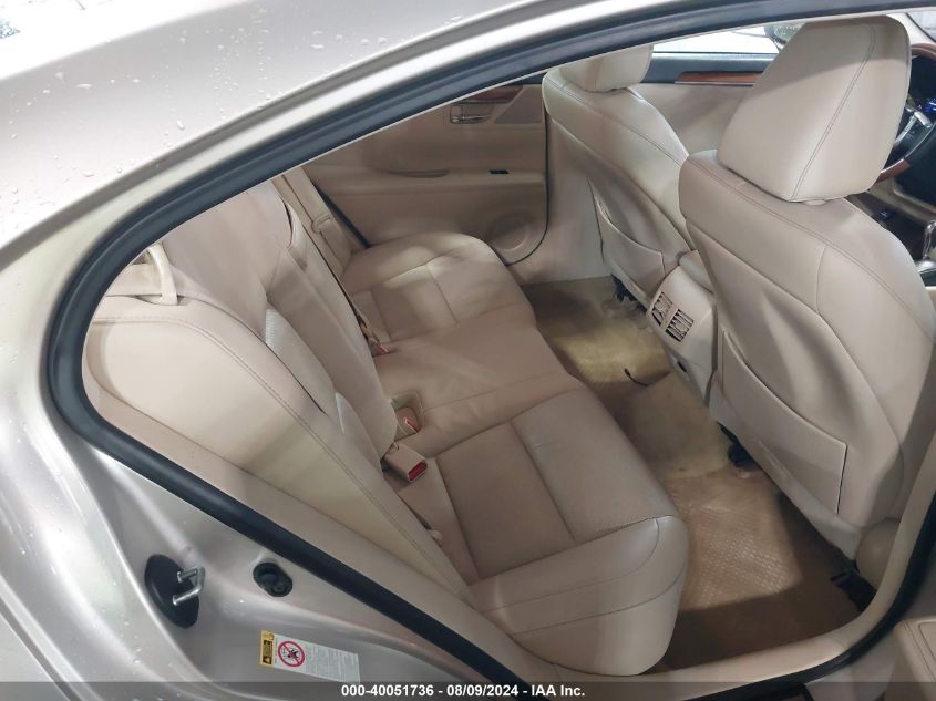 2014 Lexus Es 300H VIN: JTHBW1GG2E2041854 Lot: 40051736