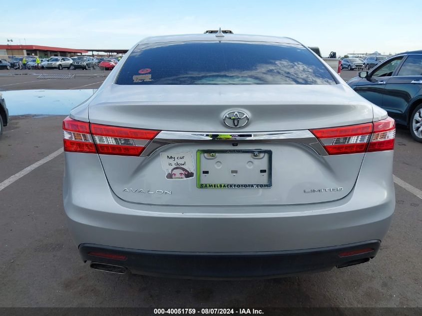 2014 Toyota Avalon Limited VIN: 4T1BK1EB0EU114837 Lot: 40051759